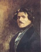 Eugene Delacroix Portrait of the Artist (mk05) oil painting reproduction